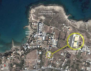 Kyrenia Court VIII - IX View From Google Earth