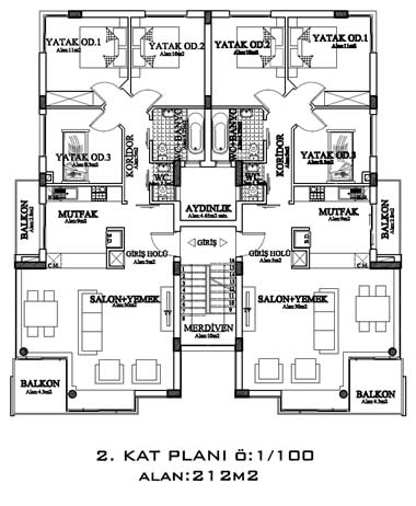 Kyrenia Court 17 - 2nd Floor Plan