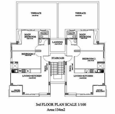 Kyrenia Court XV - 3rd Floor Plan