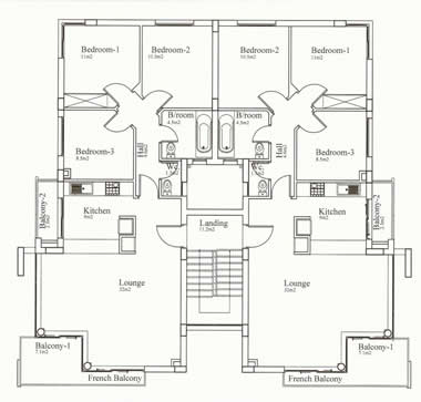 Kyrenia Court VII Apartment Floor Plan
